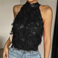 Frilled Women's Blouse